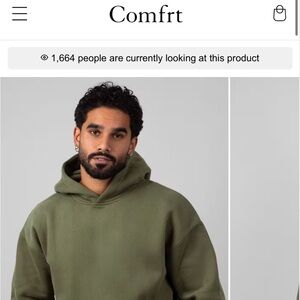 Comfrt hoodie 
Green